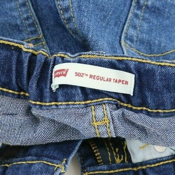 Levi’s 502 Girls Faded denim jeans Sz 7X - Picture 2 of 8